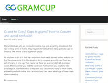 Tablet Screenshot of gramcup.com